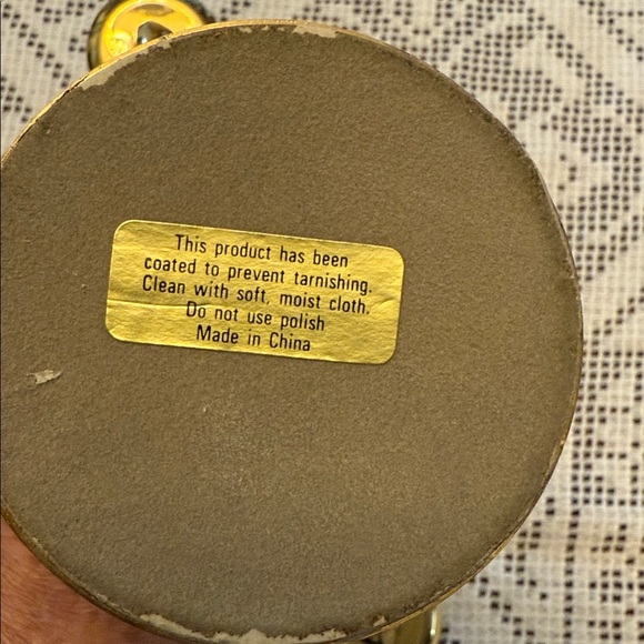 Vintage Brass Candelabra. 9”x8” - Picture 4 of 6